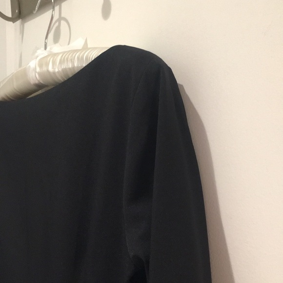 Franco Mirabelli Elegant Black Cocktail Dress - Picture 3 of 11